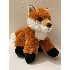 Aurora Plush Fox‎ Stuffed Animal Orange Black White Kids Toy
